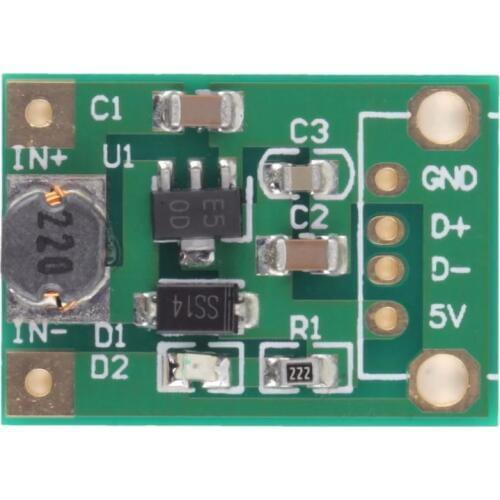 1PCS DC-DC Boost Converter Step Up Module 1-5V to 5V 500mA for Arduino
