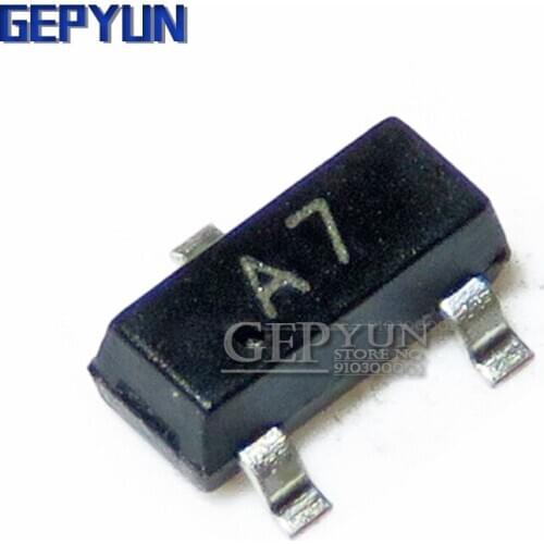 100PCS BAV99LT1G BAV99 SOT23 A7 SOT BAV99LT SOT23-3 Dual Series Switching Diode Gepyun