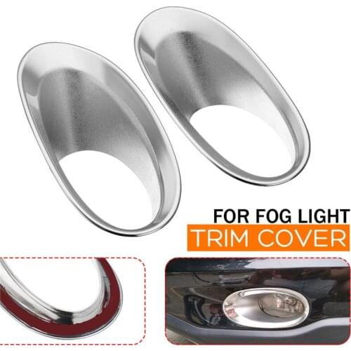 2Pcs Car Front Fog Light Cover Trims for Honda CRV 2010 2011 ABS Trim Cover For Fog Light