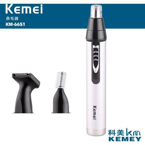 Kemei 3 In 1 Electric Shaving Nose Hair Trimmer Clipper Razor Ear Hair Beard Eyebrows Beard Trimmer Sideburns Hairclipper Shaver