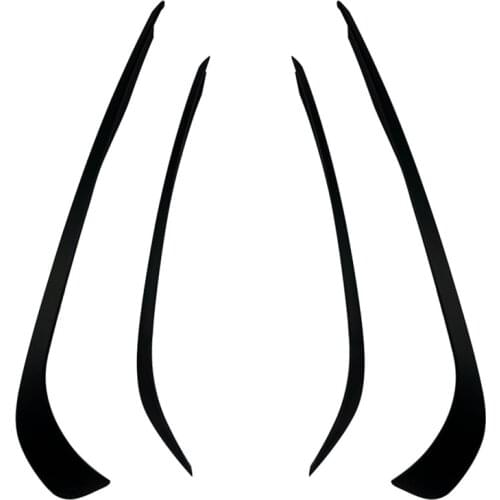 4Pcs Front Bumper Lip Splitters Spoiler Trim for Mercedes-Benz C117 CLA Class CLA45 CLA220 CLA250 CLA260 AMG 2013-2015