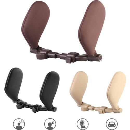 Car Seat Neck Support 360 Degree Adjustable Both Sides Travel Sleeping Cushion For Kids Adults Car Seat Headrest Pillow