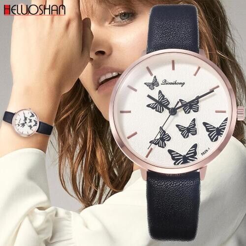 Simple Style White Leather Watches Women Fashion Watch Minimalist Ladies Casual Wrist Watch Female Quartz Clock Reloj Mujer 2020