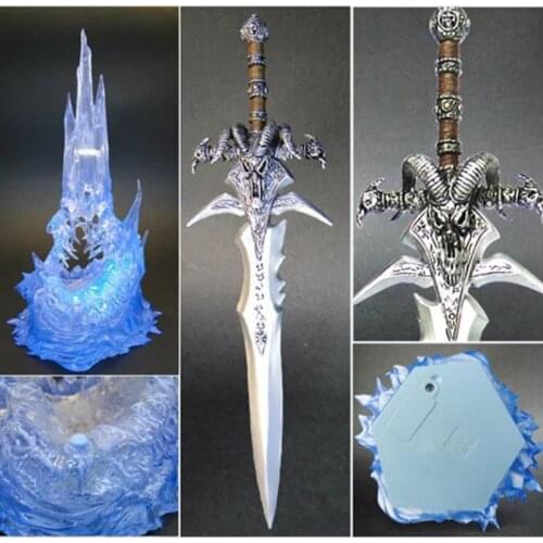 Action Figure 28cm World of Warcraft Lich King DC7 Arthas Frost Decay Sword Ornament Cosplay Props Toy Gift