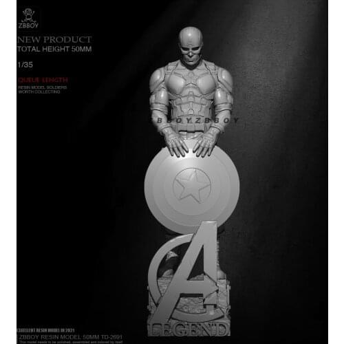 H52mm 1/35 Resin model kits figure colorless and self-assembled TD-2691