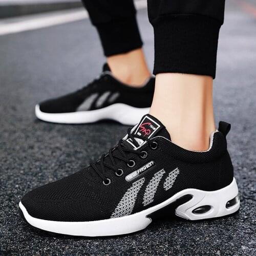 Runers Mens Running Sneakers Deport Mens Sports Shoes Brands Snicker Red Sneakers For Men Stripe Men Sport Shoes No-Slip Tennis