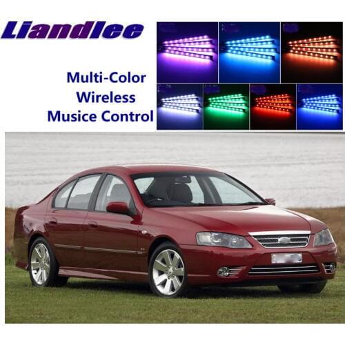 LiandLee Car Glow Interior Floor Decorative Atmosphere Seats Accent Ambient Neon light For Ford Falcon Fairmont FTE TE50 TS50