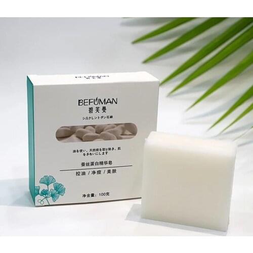 100g Goat Milk Baby Face Soap Natural Silk Foam Best Wash Bath Oil Control Remove Mites