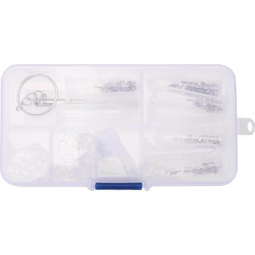 Eyeglass Sun Glasses Nose Pad Optical watch Screwdriver Repair Screws Nut Tool Assorted Kit with Resell Box