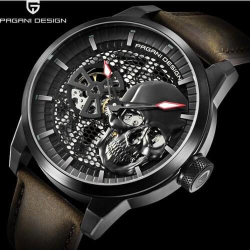 2020 New PAGANI DESIGN Mens Sports Watch For Men Mechanical Skeleton Tourbillon Brand Luxury Waterproof Clock Man Wrist Watch