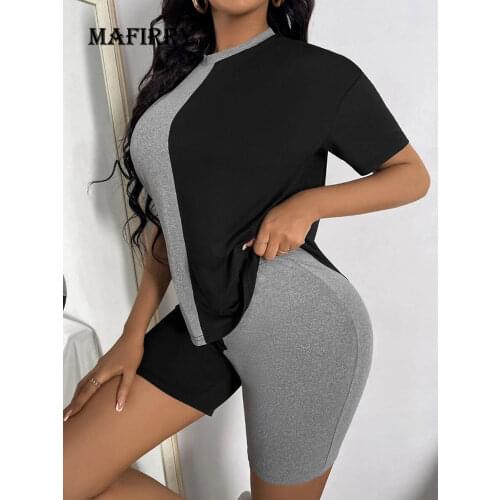 New Womens Pajamas Suit V-Neck Lace Sleepwear Sexy Sleeveless Shorts Ladies Nightwear Summer Letter Printing Slim Homewear Sets