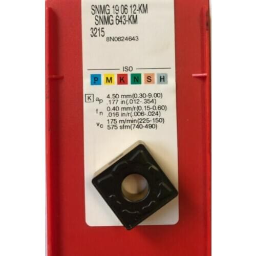 ORIGINAL 10PCS CARBIDE INSERT SNMG190612-KM3215