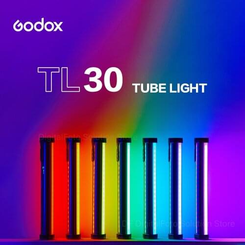 Godox TL30 Pavo Tube Light RGB Handheld Led Video Light Photography Light with APP Remote Control for Photos Video Movie Vlog