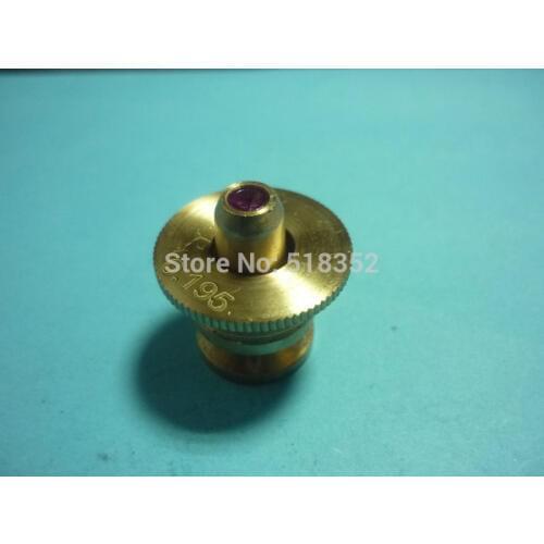 ID0.192mm Ruby Water Nozzle OD15mmx H22mm Water Jet Nozzle Set, Ruby Guide for WEDM-MS Medium Speed Wire Cutting Machine Parts