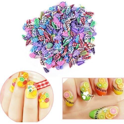 250pcs 3D DecorationsTiny Fruit slices Wheel Nail Art Polymer Clay DIY Designs Wheel Nail Art