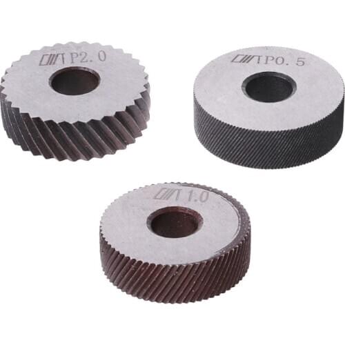 7pcs Knurling Tool 0.5 1 2mm Diagonal Dual Wheel Linear Knurl Set Lathe Machine