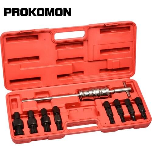 9Pc Blind Hole Slide Hammer Pilot Bearing Puller Internal Extractor Removal Kit
