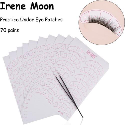 Under Eye Pads Eyelash Extension Training Patches Eyelashes Practice Paper Pads Lint Free Eye Patch Thin Flexible Vinyl Sticker