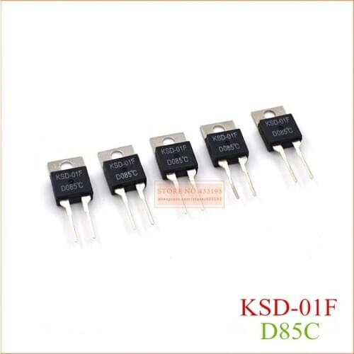 85c Centigrade KSD-01F Temperature switches TO220 Normally open and Normally closed 5pcs/Lot
