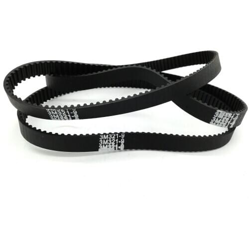 HTD 3M, Timing Belt, Closed-loop, 321mm length, 107 teeth, 9mm width