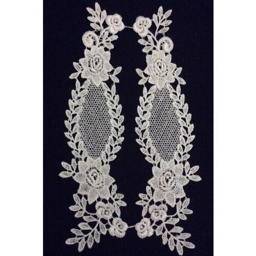 29cm*8cm polyester embroidery mirrored applique,embroidery hair decoration patches,veil applique,XERY-BQ0922G
