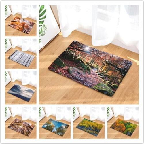 Maple Floor Mats Living Rooms Anti-slip Carpet for Bedroom Kitchen Bathroom Rug Welcome Mats for Front Door