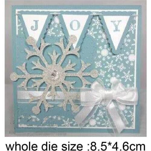 Metal Cutting Dies snowflake frame new die template for DIY Scrapbooking Photo Album Decor Embossing Paper Card Crafts Die Cut