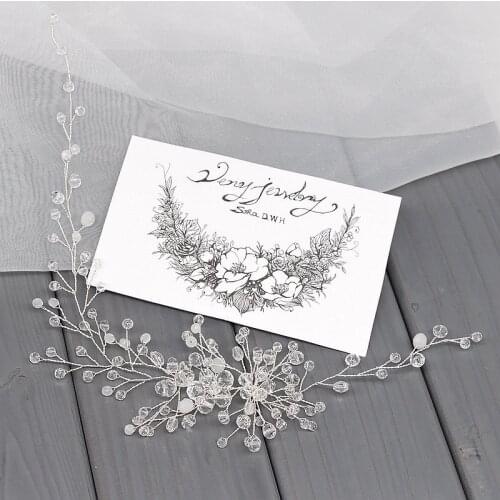 New Wedding Bride Crystal Headband Wedding Hair Accessories Bridal Hairbands Head Accessories Jewelry for Woman