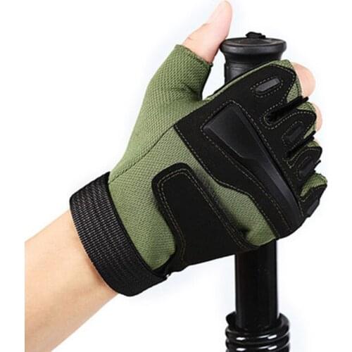 Tactical Gloves Half Finger Army Military Airsoft Men Women Gym Fitness Outdoor Hunting Shooting Fingerless Gloves Riding New