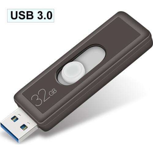 Personalized 128GB USB 3.0 Flash Drive 64GB Pendrive 32GB Pen Drive 3.0 Metal U Stick Push and pull USB Flash Drives Dropship