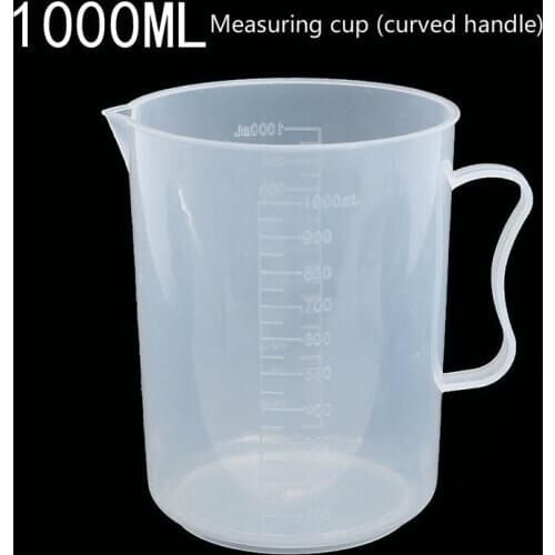 Food grade plastic measuring cup beaker kitchen baking tool large capacity multi-purpose thickening measuring cup