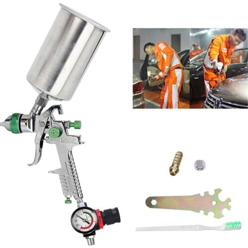 Spray Gun 2.5MM Nozzle HVLP Gravity Feed Power Tools Mini Air Paint Spray Gun For Painting Car Air Brush Spray Gun Sprayer