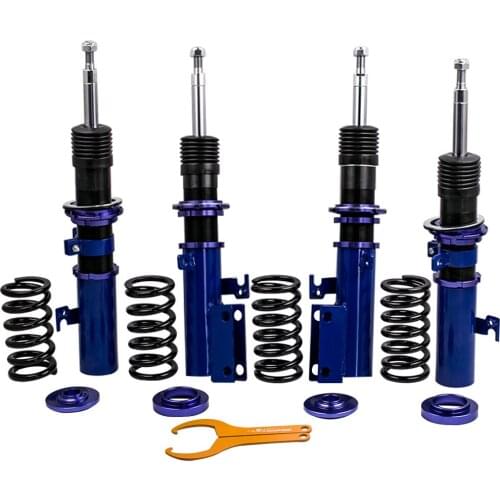 Complete Set Coilovers Suspension For Toyota Camry 2007-11 Adjustable Height Shock Strut Top Mount Shock Absorber Spring