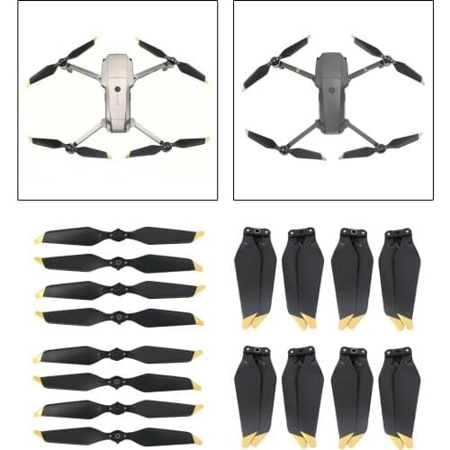 2/4/8 pairs 8331 Low Loise Gold Propeller for DJI Mavic Mavic Pro /Platinum Quick-Release Propellers Blade prop Drone Accessory