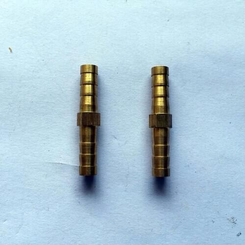 10Pcs Straight Hose Joiner Barbed Connector Air Fuel Water Pipe Gas Tubing