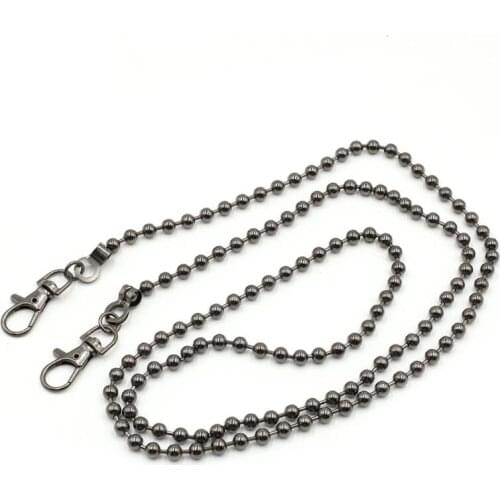 DIY Beads Chain Strap Handbag Chains Accessories Purse Shoulder Crossbody Replacement Straps with Metal Buckles