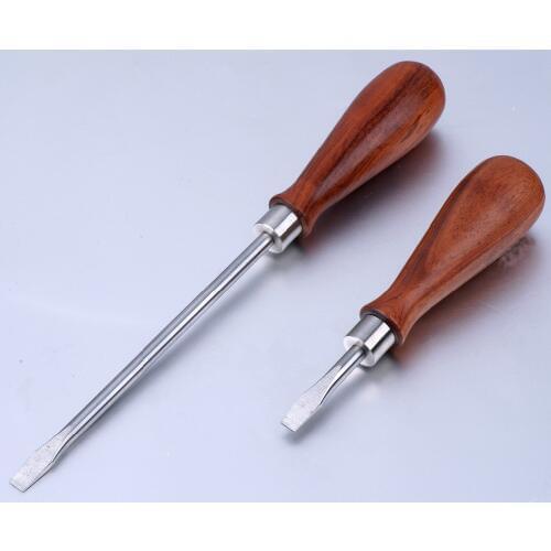 LUBAN 2pcs/set slotted screwdriver European iron plane adjustment special screwdriver