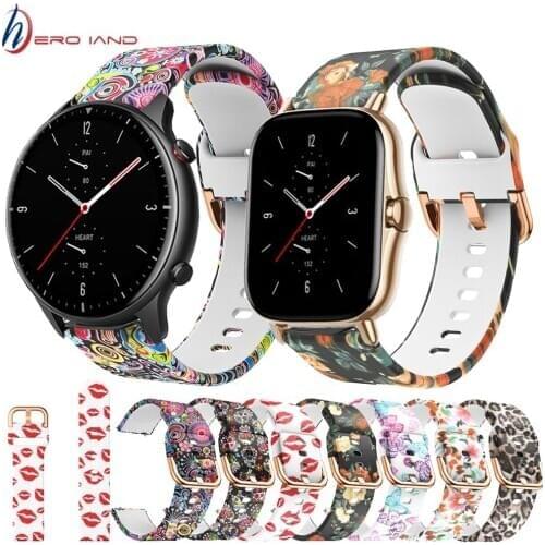 Silicone Watchband For Xiaomi Amazfit GTR 2 Smart Watch Bands Sport Soft Bracelet for Huami Amazfit GTS2 New Fashion Wrist Strap