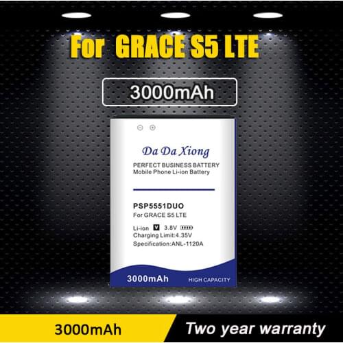 3000mAh Replacement Battery For Prestigio Grace S5 LTE PSP5551DUO PSP5551 PSP 5551 DUO Bateria Batterie Cell Phone Batteries