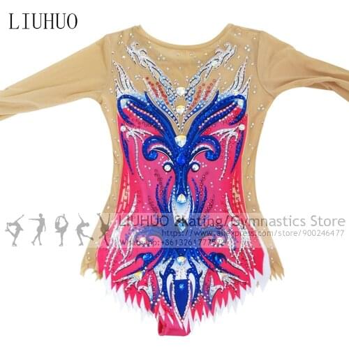 Aerobic Leotards Performance Ice Skating Dress Competitions Dress Women Girls Teens Kids Rhythmic Leotard Artistics Unitards