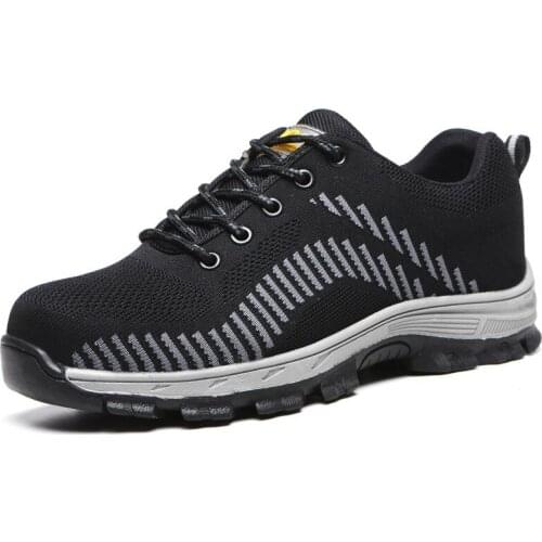 Work Safety Shoes for Men Boots Anti-Smashing Steel Toe Cap Shoes Indestructible Safety Boots Non-slip Designer Sneakers