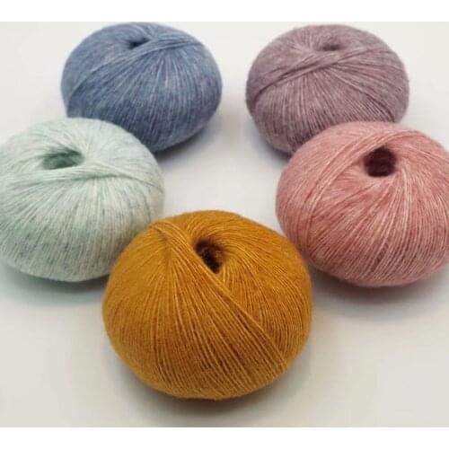 2pcs X50g Knit Yarn Crochet Wool Sweater Hilos Para Tejer A Ganchillo Crochet Cashmere Yarn