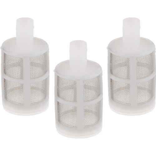 3Pc Garden Micro Water Pump Protect Hose Mesh Filter Water Clean Screen 10mm
