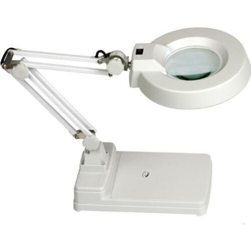5X 10X Magnifying Crafts Glass Desk Lamp With 22W fluorescent bulb holder Free Shipping