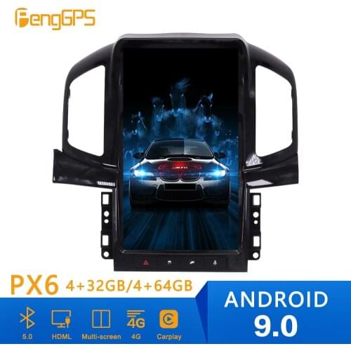 Tesla style Android 9.0 Car Radio GPS Navigation For Chevrolet Captiva 2013 2014 2015 2016 2017 Car Auto Stereo Unit DVD Player