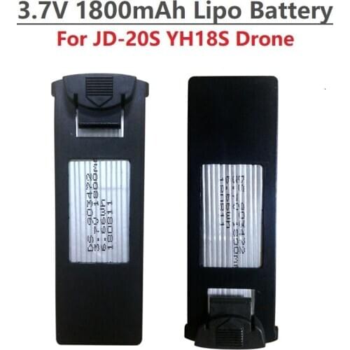 1-5Pcs 3.7V 1800mAh Lipo Battery for JD-20S JD20S YH18S Drone RC Quadcopter spare parts for JD-20S JD20S YH18S drone battery