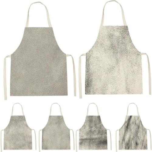Plain Printing Sleeveless Apron ChildrenS Cleaning Family Men And Women Kitchen Accessories Waist Bib Anti-Fouling Pinafore