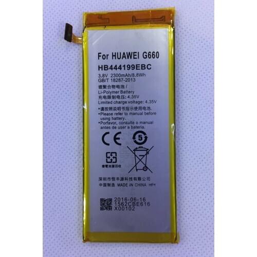HFY Battery HB444199EBC Replacement Battery For Huawei Ascend G660 HFY Genuine Authorized In Stock