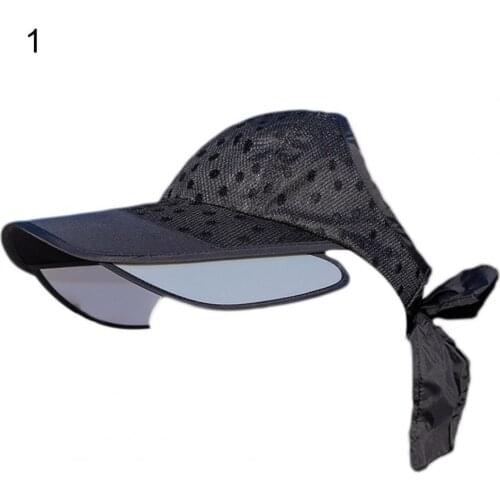 Summer Women Sun Hat Anti-uv Fashion Beautiful Ladies Golf Sport Summer Sun Visor Hat block sun UV rays Sun Hats