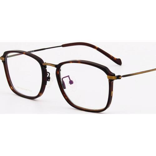 Viodream Full frame Retro Pure Titanium Square Spectacle Frame Ultra light Optical Prescription Eyewear glasses Oculos De Grau